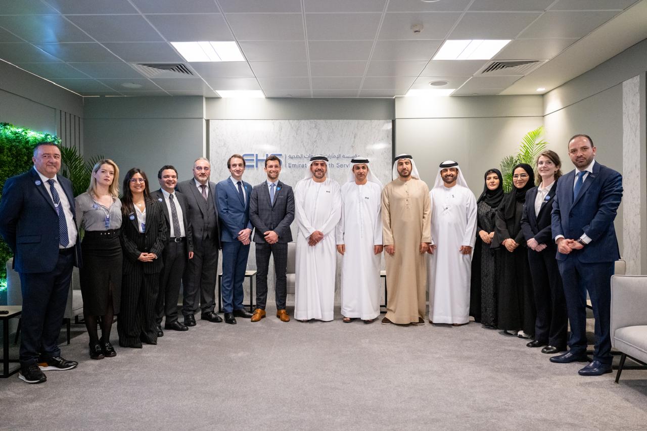 With EHS leadership at Arab Health 2024